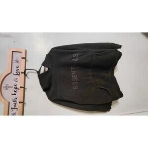 Fear of God ESSENTIALS Black Hoodie Sweatshirt